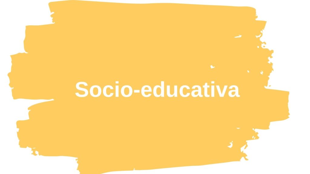 Sezione presente nella pagina Aree di intervento relativa all'Area Socio-educativa